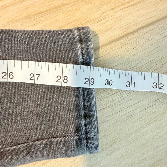 🩶 LOFT Slim Straight Gray Jeans | Size 10 - Picture 7 of 7